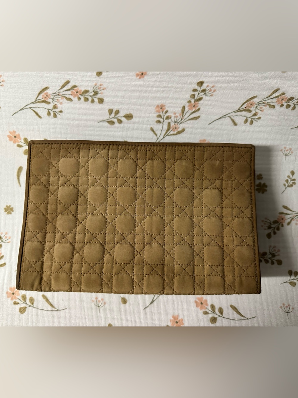 Dior Beige Cannage Pouch